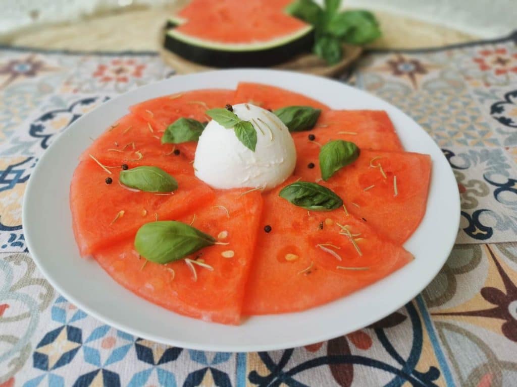 Carpaccio de sandía