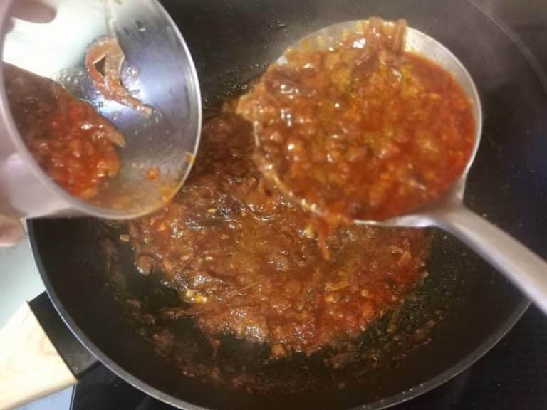 Tritura la salsa