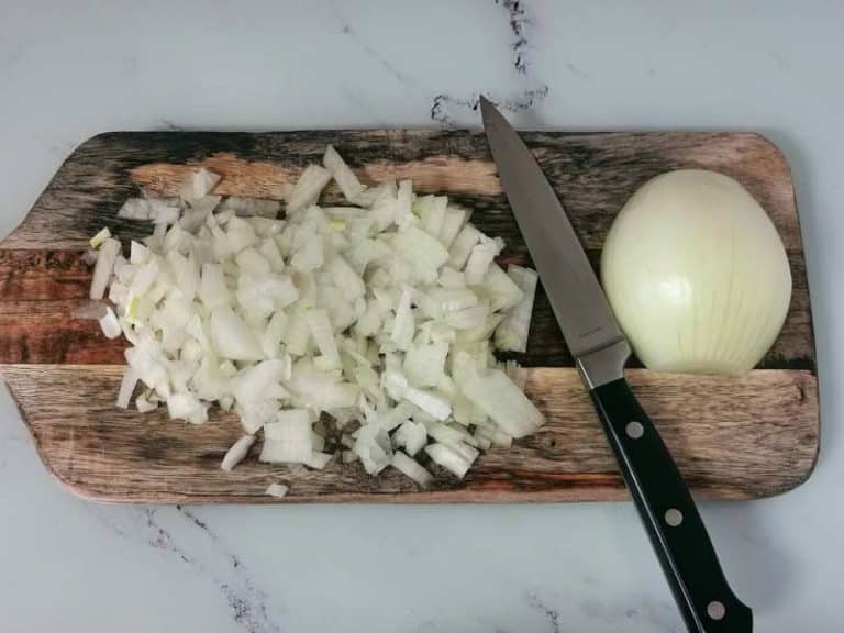 Cebolla troceada