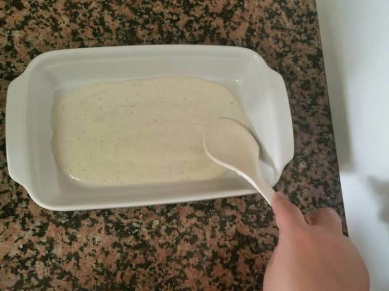 Bechamel a bandeja