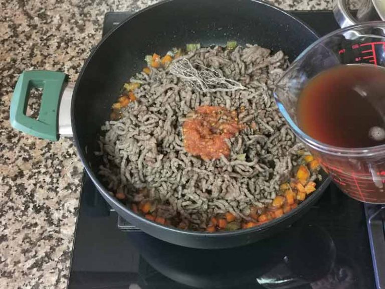 Caldo con concentrado de carne