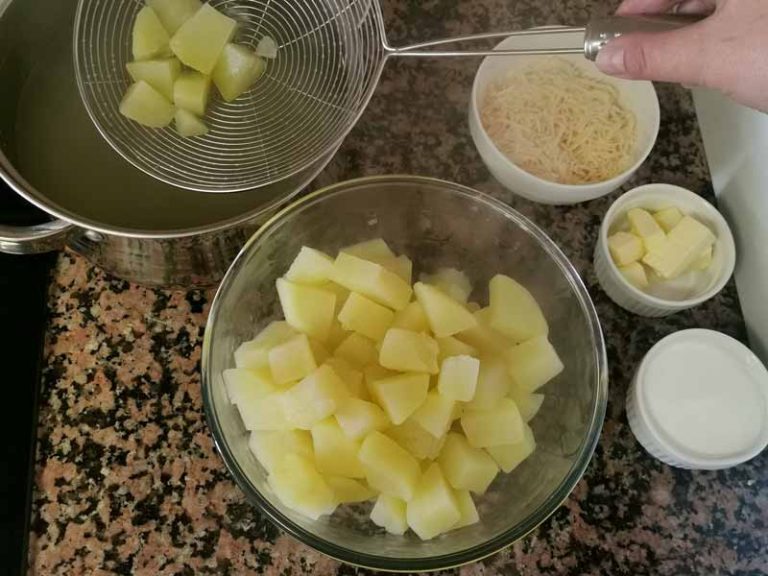Escurre patatas