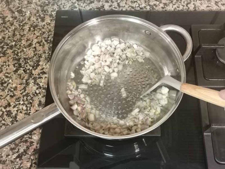 Mantequilla y chalotas