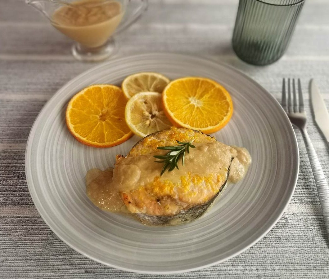 Receta de salmón a la naranja