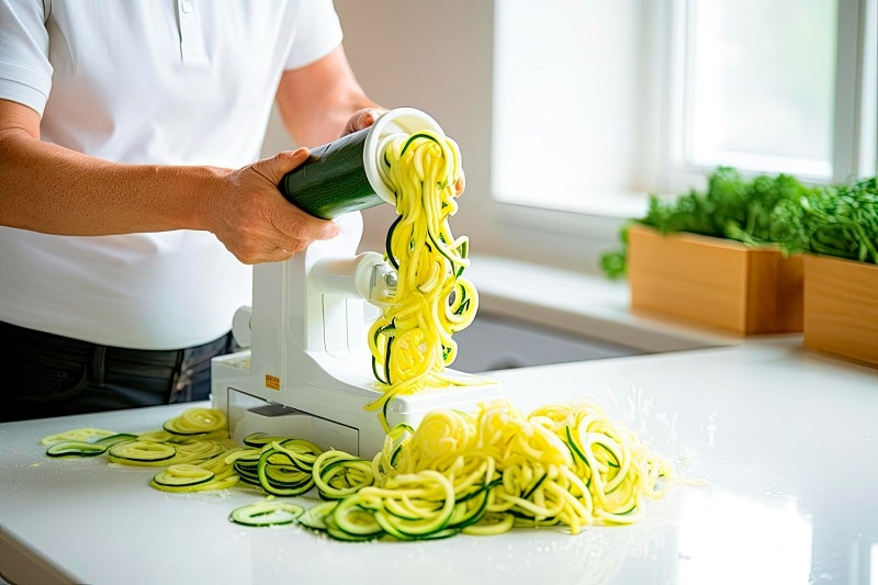 espaguetis de calabacín o zoodles