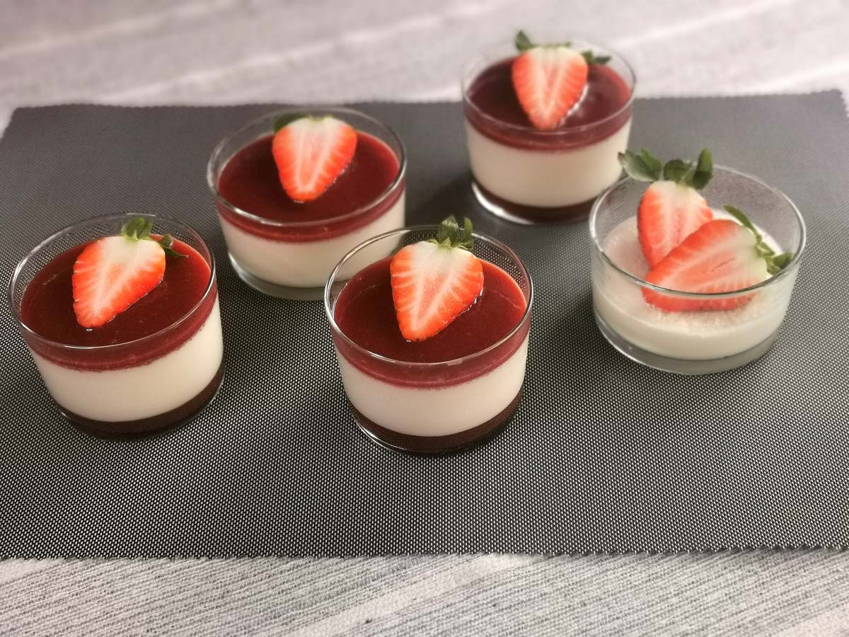 Panna cotta italiana
